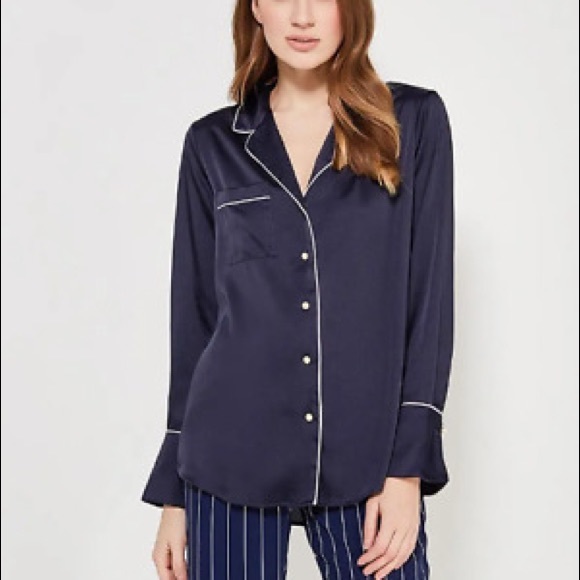 Banana Republic Dillon Silky PJ Blouse - Picture 1 of 1